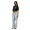 THE PRINTED COTTON JERSEY CROP TOP
